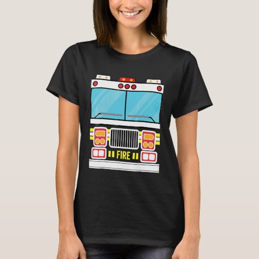 Shirt für Feuerträume Halloween Kostüm (Vorderseite)