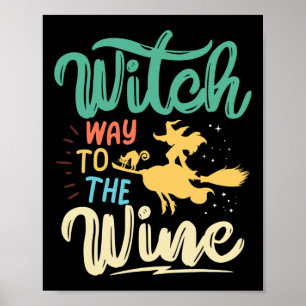 Shirt für Frauen Hexe zum Weinbrand H Poster