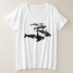 Shirt für Frauen Orca Whale