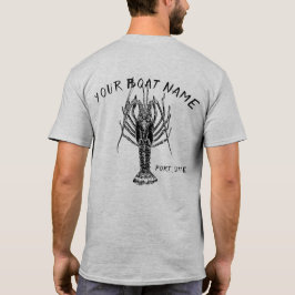 Shirt für Hummerbootnamen