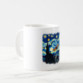 Shirt für künstlerische Libelle Van Gogh Starry Ni Kaffeetasse (Vorderseite Links)