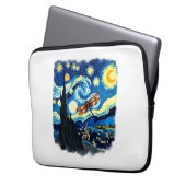 Shirt für künstlerische Libelle Van Gogh Starry Ni Laptopschutzhülle (Vorderseite Links)