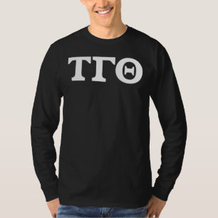 Shirt für Langschläfchen - Schwarze mit weißen Buc