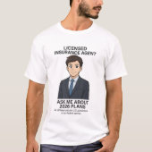 Shirt für lizenzierte Versicherungs-Agent (Vorderseite)