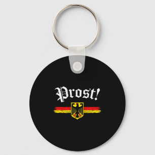 Shirt für Männer Frauen Deutsche Flagge Prost Vint Schlüsselanhänger