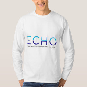Shirt für Männer mit langem Sieb - ECHO-Logo