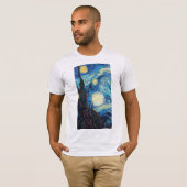 Shirt für Männer: Nachtstars (Vorne ganz)
