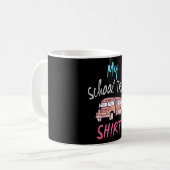 Shirt für meine Schulreise Kaffeetasse (Vorderseite Links)