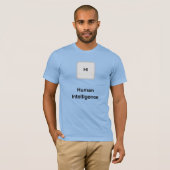 Shirt für menschliche Intelligenz (Vorne ganz)