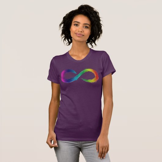 Shirt für Neurodiversity-Infinity-Logos (Vorne ganz)