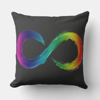 Shirt für Neurodiversity-Infinity-Logos Kissen