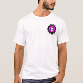 Shirt für Offizielle kleine Logos für Männer weiß
