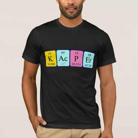 Shirt für periodische Tabellen (Vorderseite)