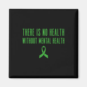 Shirt für psychische Gesundheit - Grüne Schleife Magnet
