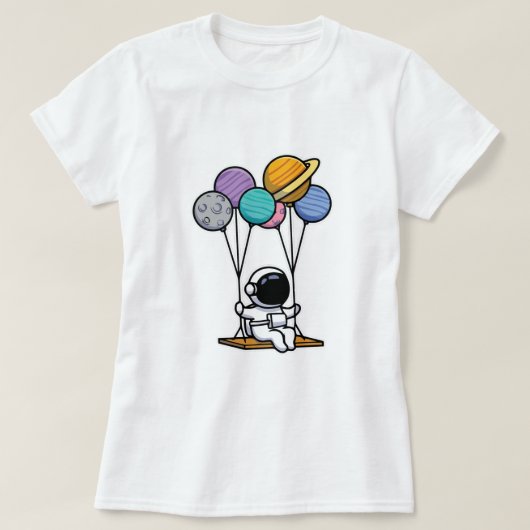 Shirt für Raumfahrten, Shirts des Weltraums (Design vorne)