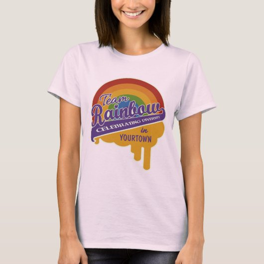 Shirt für Team Rainbow (Vorderseite)