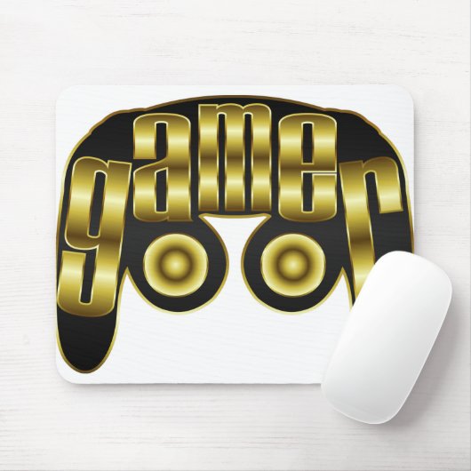 Shirt-GAMER-02a Mousepad (Mit Mouse)