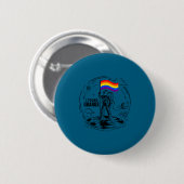 Shirt Gefunden Uranus Regenbogen Raumfahrer Astron Button (Vorne & Hinten)