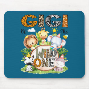 Shirt Gigi Wild 1. Geburtstag Safari Mousepad