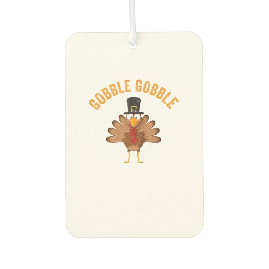 Shirt Gobble Gobble Gobble Erntedank Day Autolufterfrischer (Vorderseite)