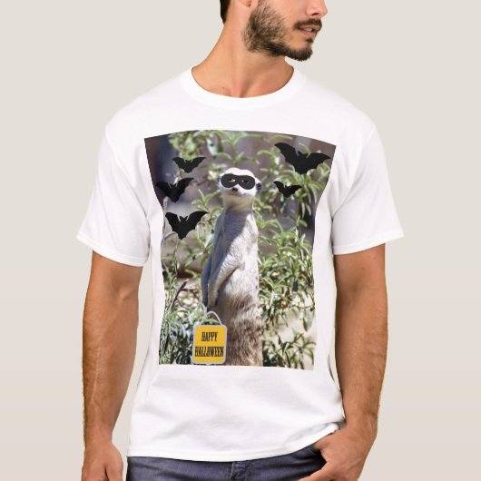 Shirt Halloweens Meerkat (Vorderseite)