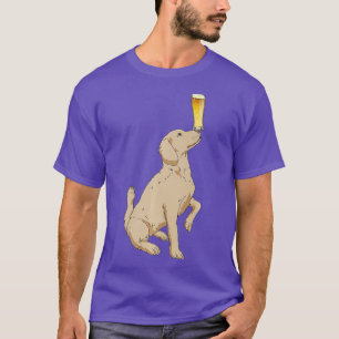 Shirt-Handwerk von Labrador Retriever Yellow Labra T-Shirt