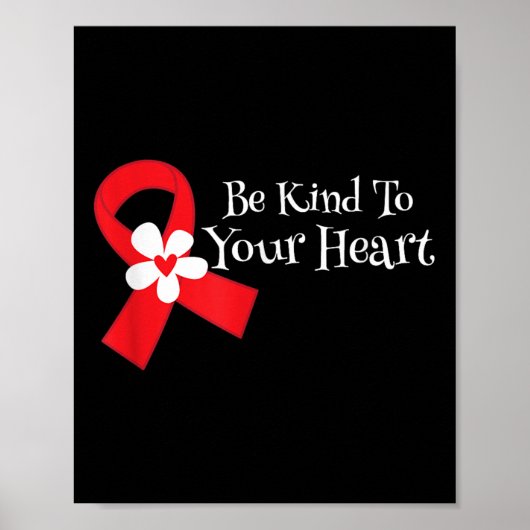 Shirt Herzkrankheiten Poster (Vorne)