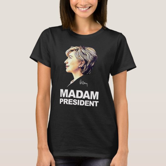 Shirt Hillary-Clinton "Frau-Präsident" Frauen (Vorderseite)