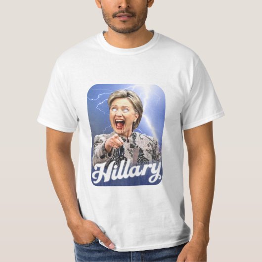 Shirt Hillary Clinton - lustig, satanisches v.1 (Vorderseite)