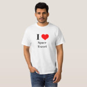 Shirt - I heart Space Travel (Vorne ganz)