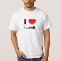 Shirt - ich Herz Basenji