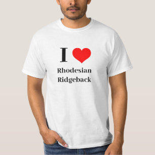 Shirt - Ich herz Rhodesian Ridgeback