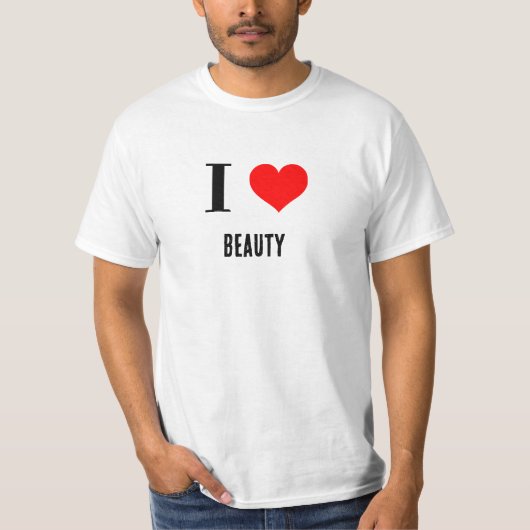 Shirt - ich liebe Schönheit (Vorderseite)