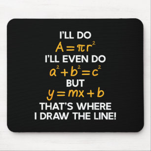 Shirt Ich Mathe-Formel Mathe-Wortspiele Mousepad