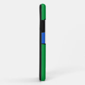 Shirt in Blau und Weiß Streifen Case-Mate iPhone Hülle (Hinten/Rechts)