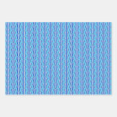 Shirt in Blue Stripes Geschenkpapier Set (Vorderseite 3)