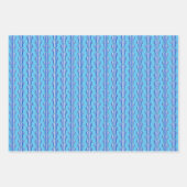 Shirt in Blue Stripes Geschenkpapier Set (Vorderseite)