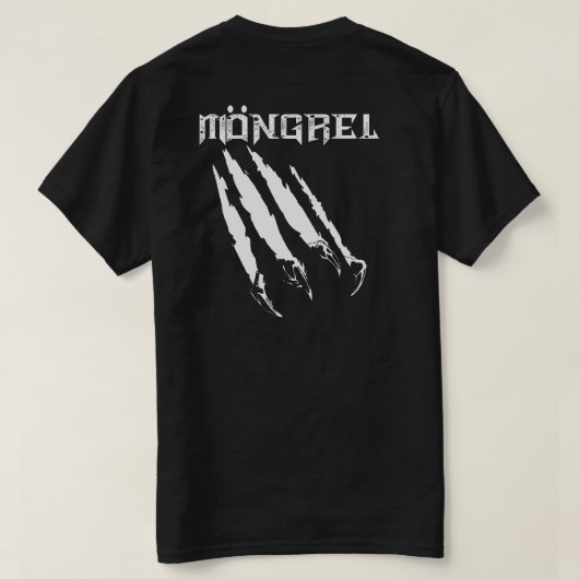Shirt in Möngrel (Design Rückseite)