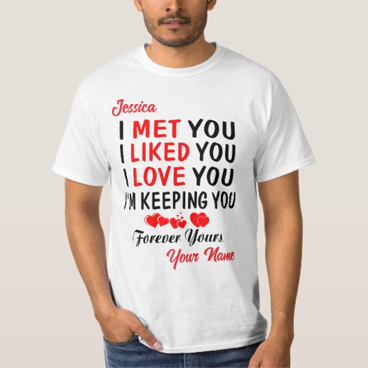 Shirt Jessica Name (Vorderseite)