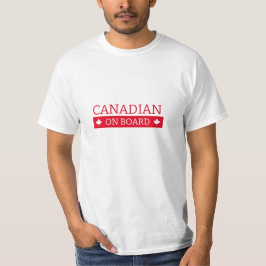 Shirt - Kanada an Bord (Vorderseite)