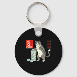 Shirt Kein Eis Bitte Japanische Katze Schlüsselanhänger