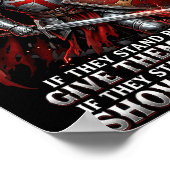 Shirt Knights Templar Warrior Protection Respect Poster (Ecke)