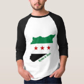 Shirt - Kostenlose Syria Karte (Vorderseite)
