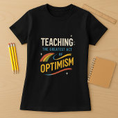 Shirt lehren; T-Shirt für Inspirierte Lehrer; opti