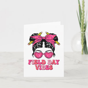 Shirt-Lehrer am Tag der Feldarbeit Kinder Feldtag Karte