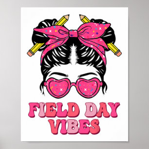Shirt-Lehrer am Tag der Feldarbeit Kinder Feldtag Poster