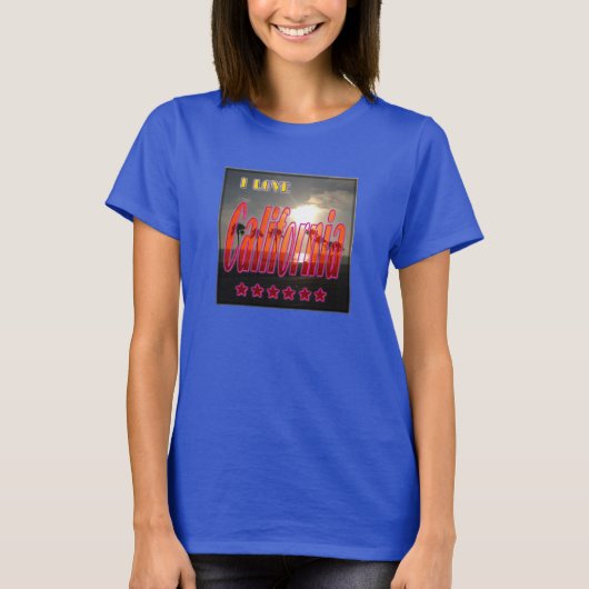 Shirt "Lovely California 3" (Vorderseite)