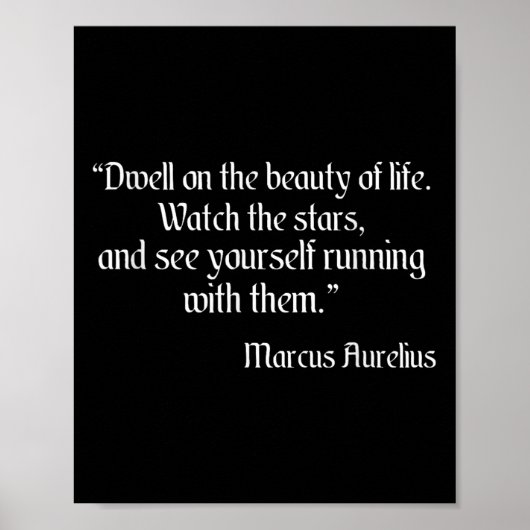Shirt Marcus Aurelius am schönen Li Poster (Vorne)