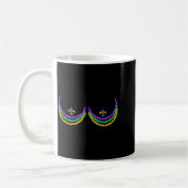Shirt Mardi Gras Funny Beads S Outline Costume Hum Kaffeetasse (Links)