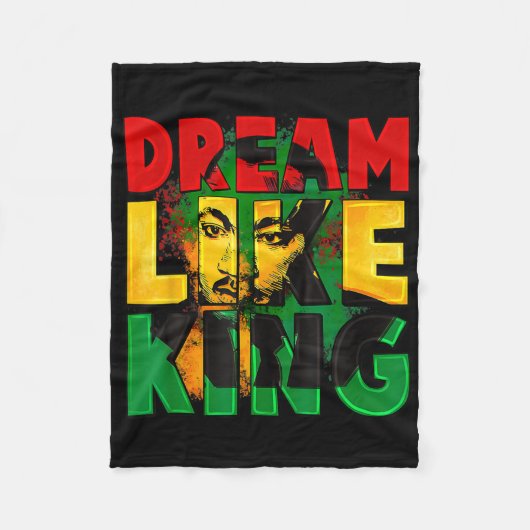 Shirt Martin Have Dream Luther Fleecedecke (Vorderseite)
